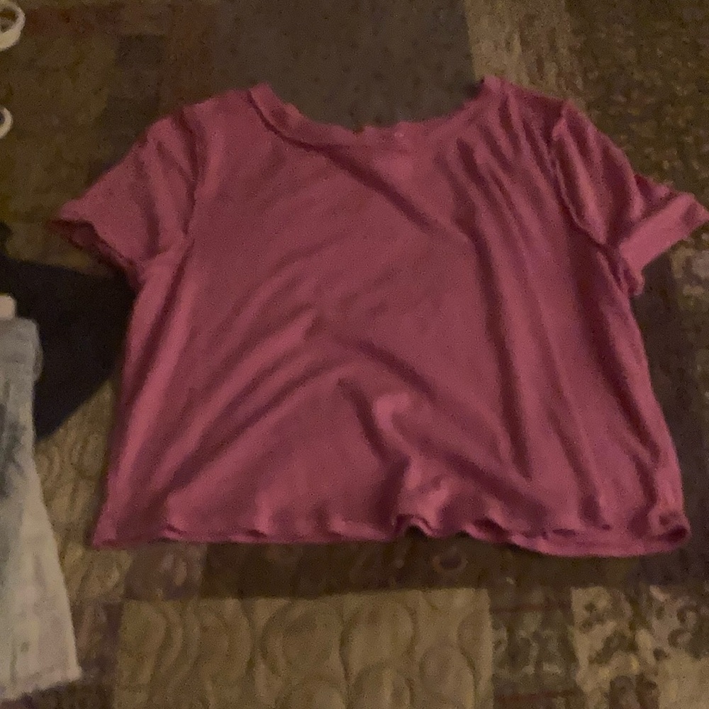 Pink Short Sleeve Top